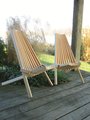 Cypress Wood Cricket Chair  (One Chair)