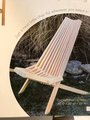 Cypress Wood Cricket Chair  (One Chair)