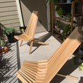 Cypress Wood Cricket Chair  (One Chair)