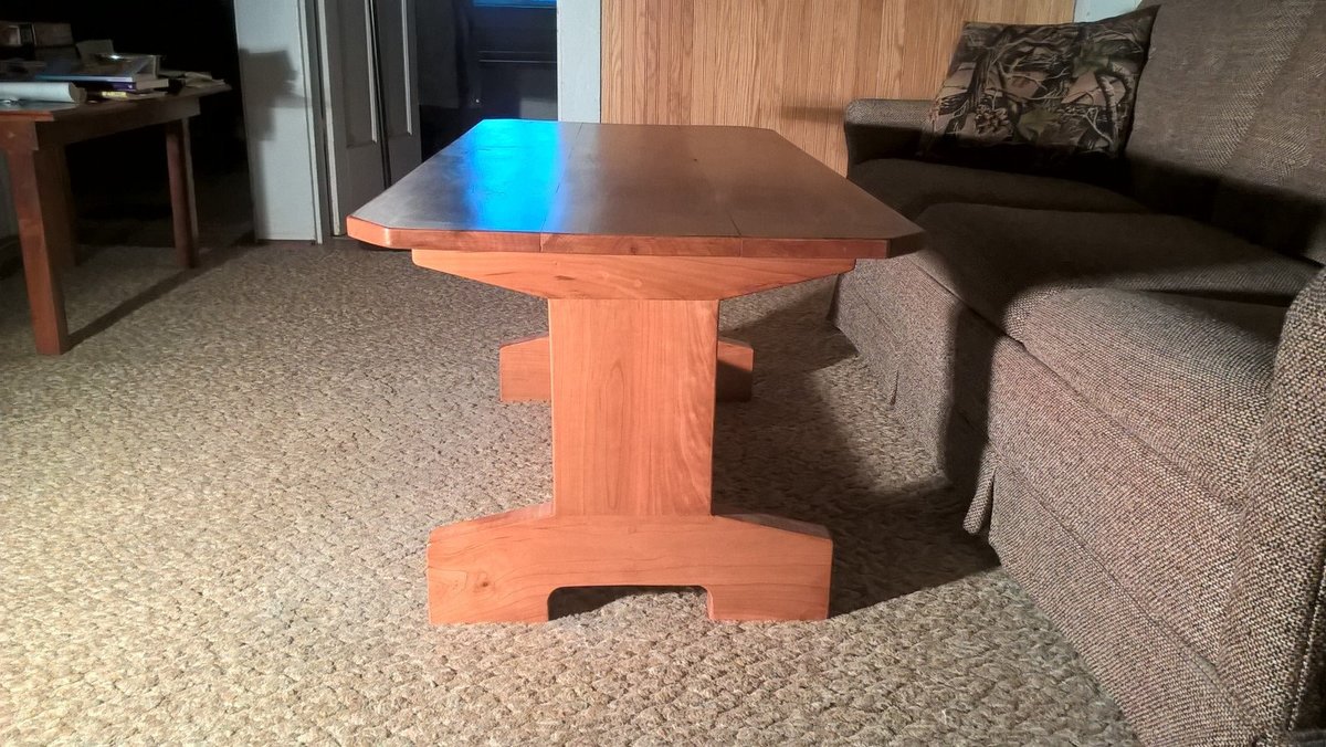 Solid Wild Cherry Coffee Table