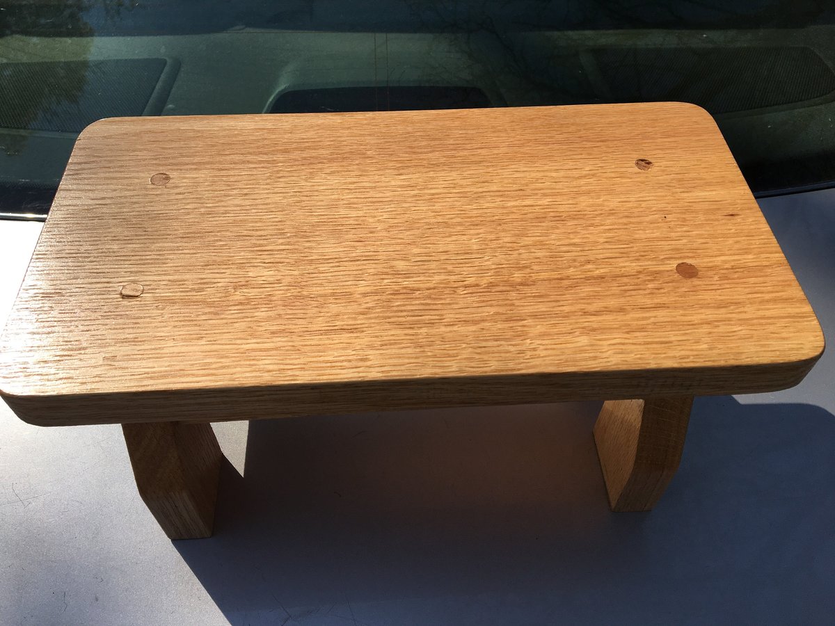 Solid White Oak Foot Stool