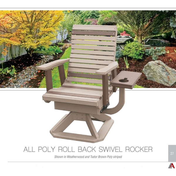 LA Roll Back Swivel Rocker